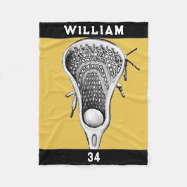 Personlig Lacrosse Gift Fleecefilt