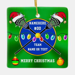 Personlig, Lacrosse Ornament for Boys and Girls