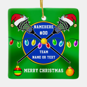 Personlig, Lacrosse Ornament for Boys and Girls