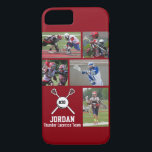 Personlig Lacrosse Photo Collage Namn Number<br><div class="desc">Den här personligen Lacrosse iphone case har 5 foton, player&#39;s namn, nummer och team namn. Anpassa med åtgärdsbilder, ett lagfoto, turneringsbilder osv. Ändra enkelt bakgrunden till färg så att den matchar ditt team&#39;s färger - klicka bara på anpassa och sedan den lilla öga-dropparen. Perfektens fotosamlingsplats för att visa högdagrar av...</div>