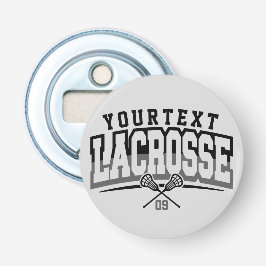 Personlig Lacrosse Player ADD NAMN Team Number Flasköppnare