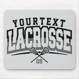 Personlig Lacrosse Player ADD NAMN Team Number Musmatta