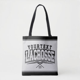Personlig Lacrosse Player ADD NAMN Team Number Tygkasse