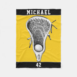 Personlig Lacrosse Player Fleecefilt