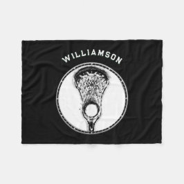 Personlig Lacrosse Player Fleecefilt