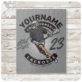 Personlig Lacrosse Player Sports Team Attack Pussel