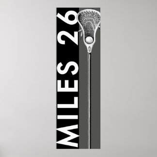 Personlig Lacrosse Poster
