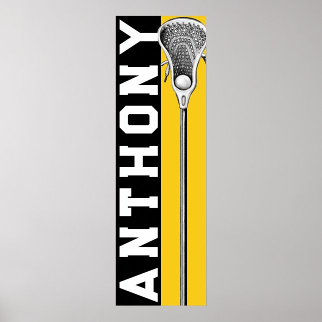 Personlig Lacrosse Poster (Framsidan)