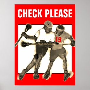 Personlig Lacrosse Poster