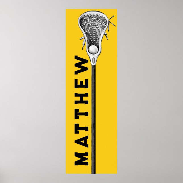 personlig lacrosse poster (Framsidan)