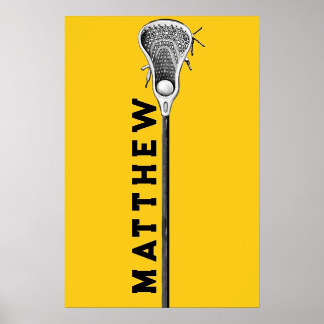 personlig lacrosse poster (Framsidan)