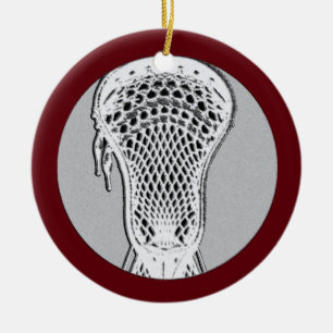 Personlig Lacrosse-samlarobjekt Julgransprydnad Keramik