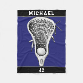 Personlig Lacrosse Sport Fleecefilt