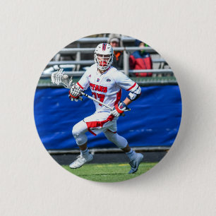 Personlig Lacrosse Sport Photo Knapp