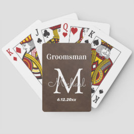 personlig-, läderliknande casinokort