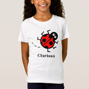 Personlig Ladybird Mönster T-Shirt