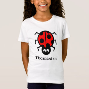 Personlig Ladybird Mönster T-Shirt