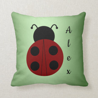 Personlig ladybug kudde