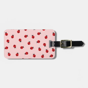 Personlig Ladybug Luggage Tag Bagagebricka
