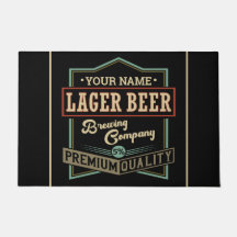 Personlig Lager Beer Brewing Co Label Pub Pub