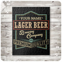 Personlig Lager Beer Brewing Co Label Pub Pub