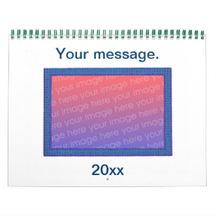 Personlig Lägg till dina egna foto-DIY-kalendrar Kalender
