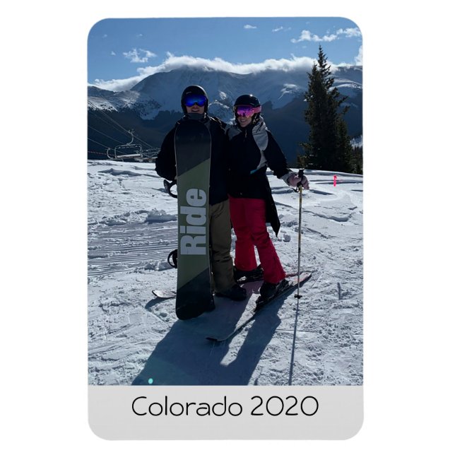 Personlig Lägg till ditt eget foto Magnet (Vertikal)