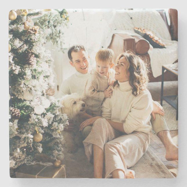 Personlig Lägg till ditt favoriter Bild Stenunderlägg (Framsidan)