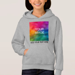Personlig Lägg till foton och textmallsflickor T Shirt