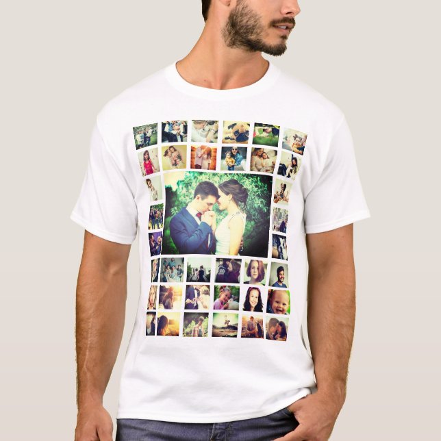 Personlig lägga till eget foto t shirt (Framsida)