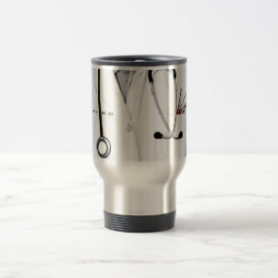 Personlig läkar-mugg resemugg