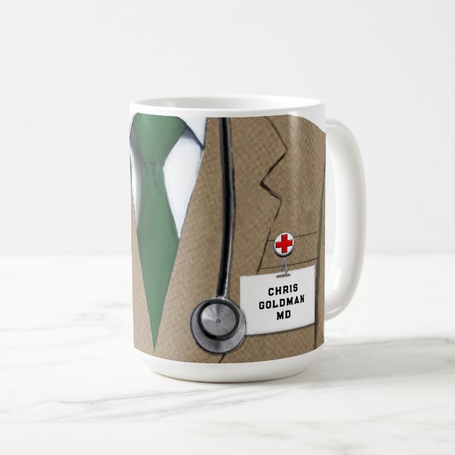 Personlig läkare kaffemugg (Framsida höger)