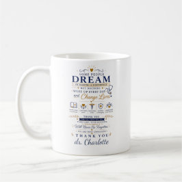 Personlig läkarens inspirationsgåva | Tack Kaffemugg