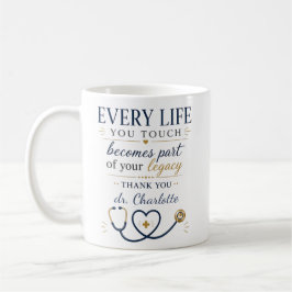 Personlig läkarpresent kaffemugg