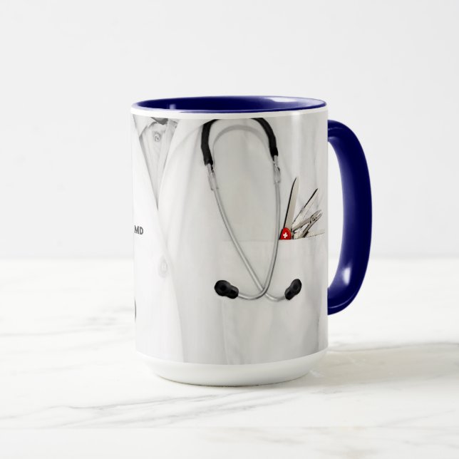 Personlig läkarpresent mugg (Framsida höger)