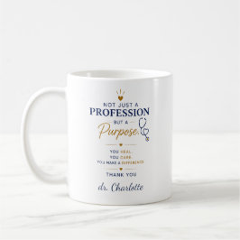 Personlig läkarpresent | Tack Kaffemugg