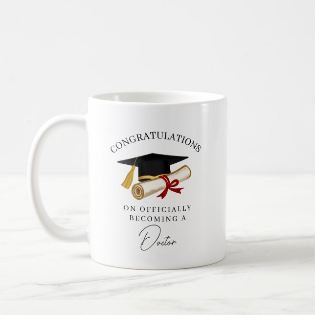Personlig läkarutbildning kaffemugg (Vänster)