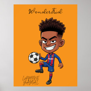 Personlig Lamine Yamal Football Star Poster