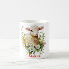 Personlig Lammtavla Kaffe Mugg