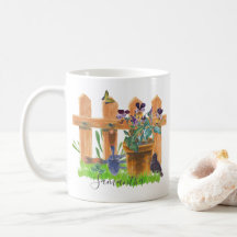 Personlig Land garden Watercolor Scene