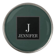Personlig Land Klubb Grönt Monogram