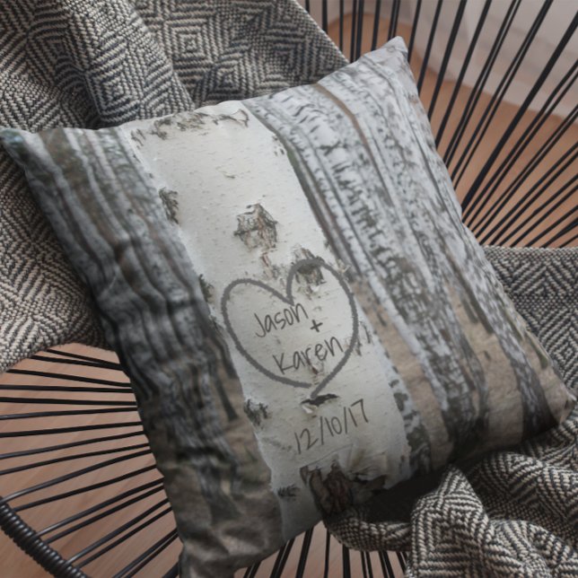 Personlig Land Rustiskt hjärta Kudde (Skapare uppladdad)