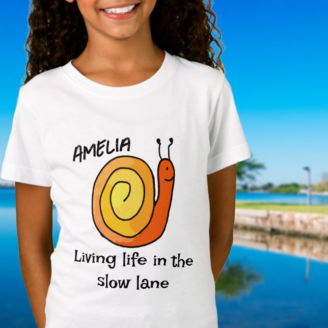 Personlig Långsam Snigel T-Shirt (Skapare uppladdad)