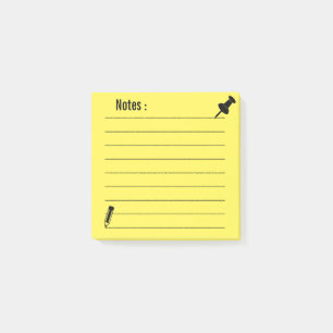 Personlig-länkad Gult - PostIT-anteckningar Post-it Block
