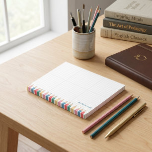 Personlig Läraranteckningar - Färgpenna Post-it Block