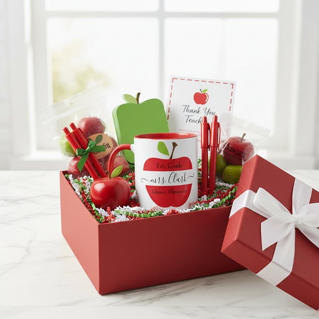 Personlig Läraräpple Mugg (Skapare uppladdad)