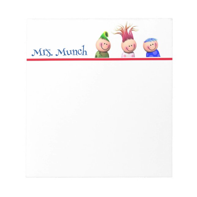 Personlig Lärare Anteckningsblock (Framsida)