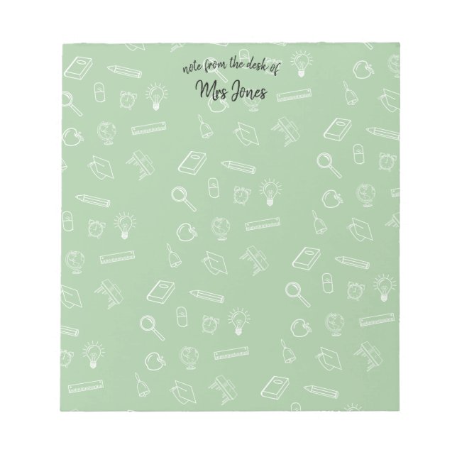 Personlig Lärare Anteckningsblock (Framsida)