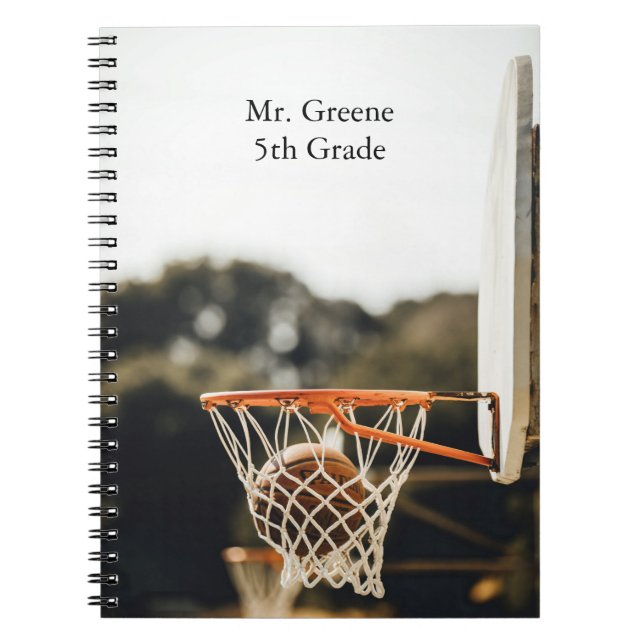 Personlig Lärare Basketball Sports Älskare Anteckningsbok (Framsidan)