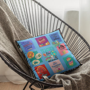 Personlig Lärare citerar Gift Female Tack Kudde